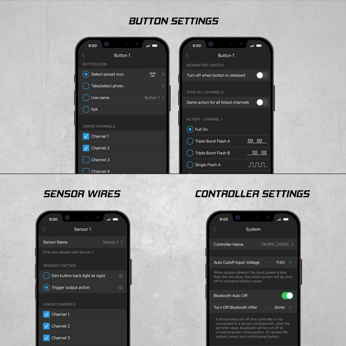 XK Glow XKcommand Bluetooth Off-Road Switch Panel - image 7