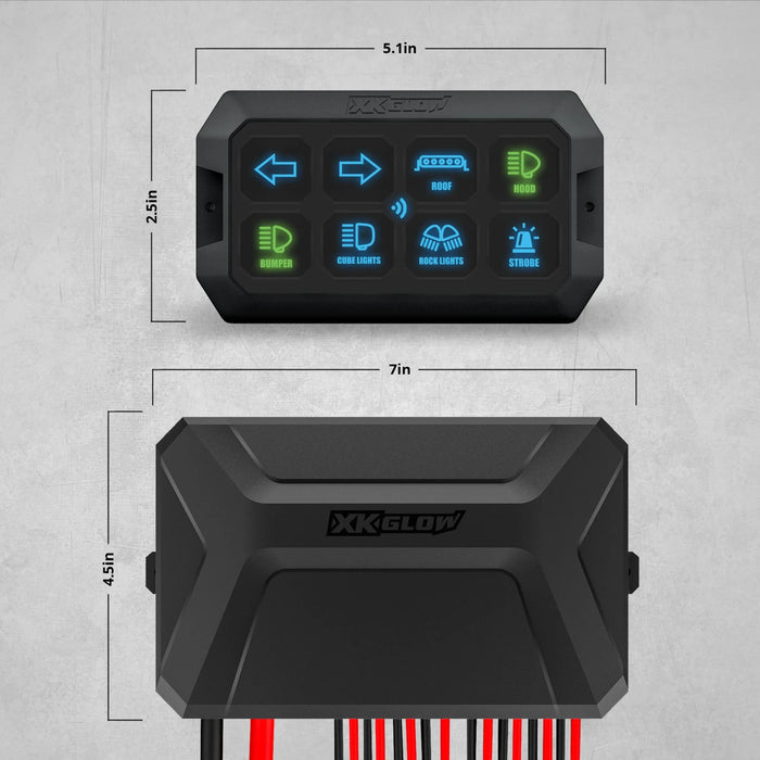 XK Glow XKcommand Bluetooth Off-Road Switch Panel - image 10