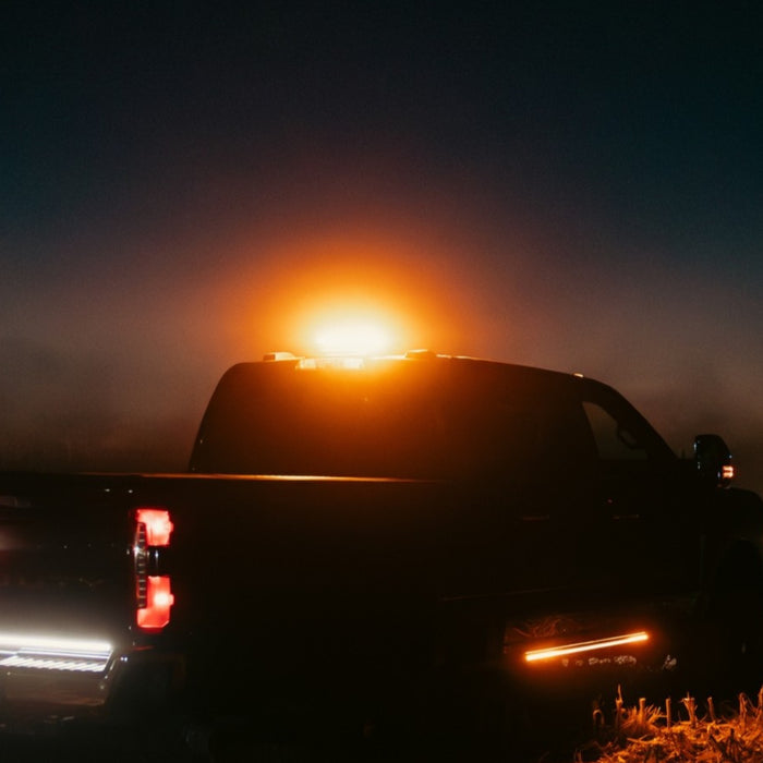 Putco YellowJacket LED Rooftop Strobe Light Bar Kit with Magnetic Mount: YellowJacket