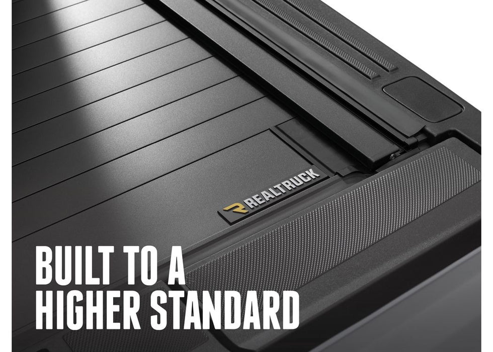 RealTruck FlushFit MRC-3000 Manual Retractable Tonneau Cover w/ T-Slot Rails - image 3