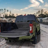 Duraliner bed liner in a Super Duty on a job site