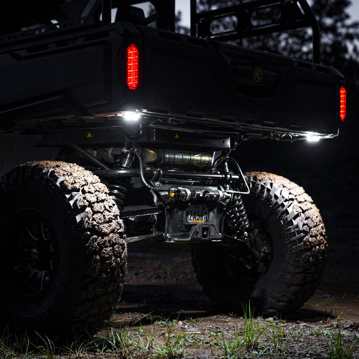 KC HiLiTES Cyclone V2 LED Rock Light 8-Light Kit with Two-Light Add-On: Cyclone V2 rock light kit