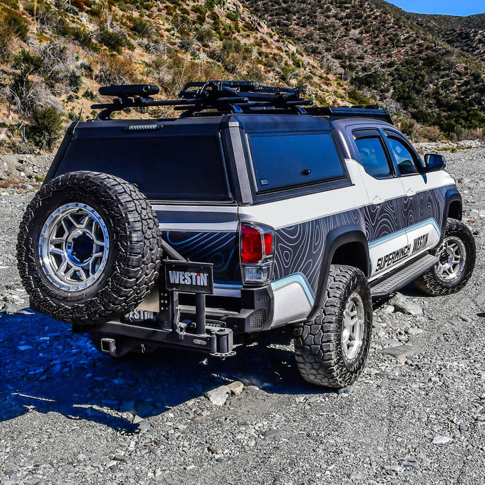 Westin EXP Aluminum Truck Topper - No Drill Installation, Full Gullwing Side Doors - image 11