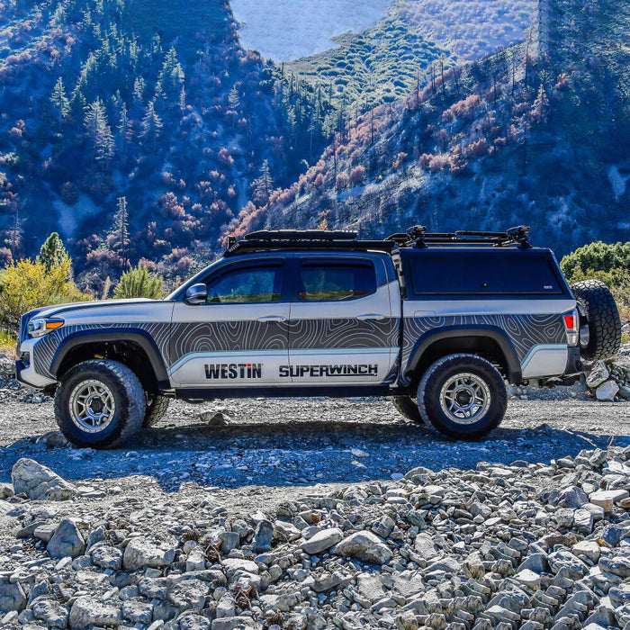 Westin EXP Aluminum Truck Topper - No Drill Installation, Full Gullwing Side Doors - image 9