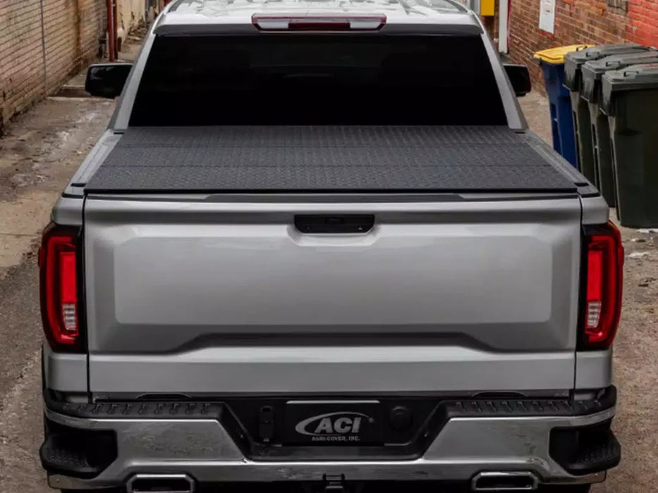 LOMAX Low-Profile Hard Folding Truck Bed Cover