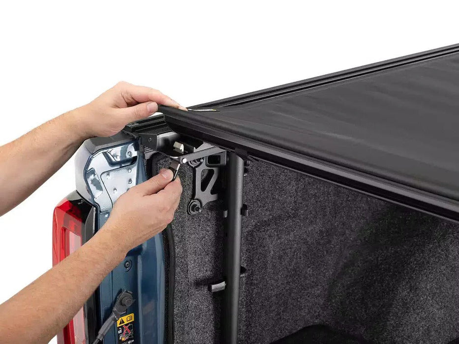 TruXedo Pro X15 TS Soft Roll-Up Tonneau Cover with T-Slot Rails