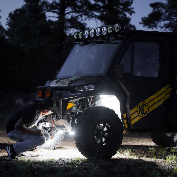 KC HiLiTES Cyclone V2 Two-Light Add-On Rock Light Kit - image 3