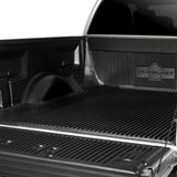 Duraliner over rail bed liner installed, tailgate open