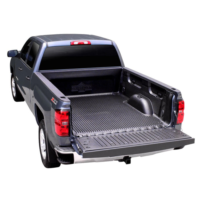 Duraliner over rail bed liner, rail cap and side wall coverage