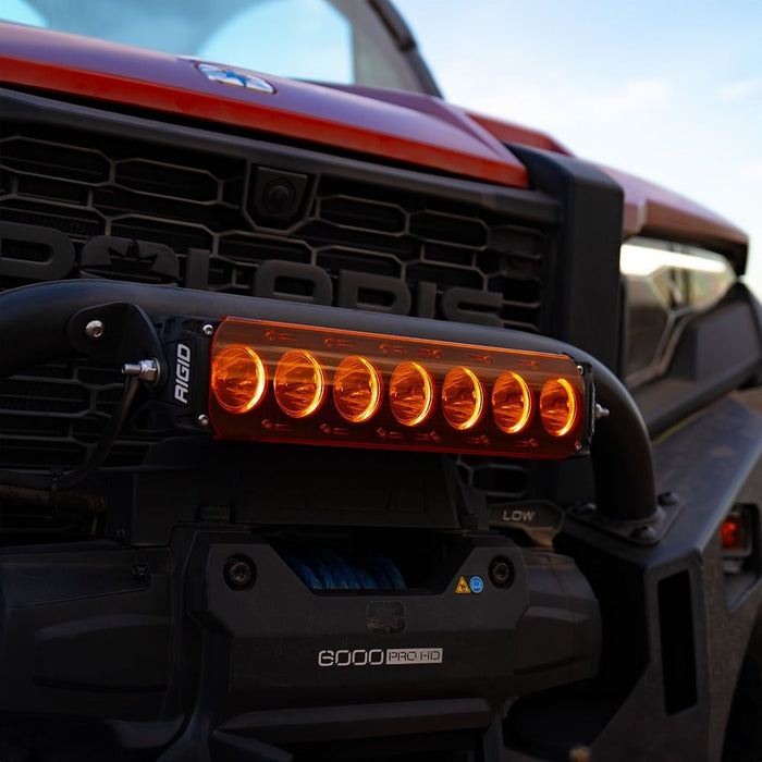 Rigid Industries Revolve 10 Inch LED Light Bar Kit with White Backlight and Wiring Harness: Revolve 10 inch LED light bar with white backlight