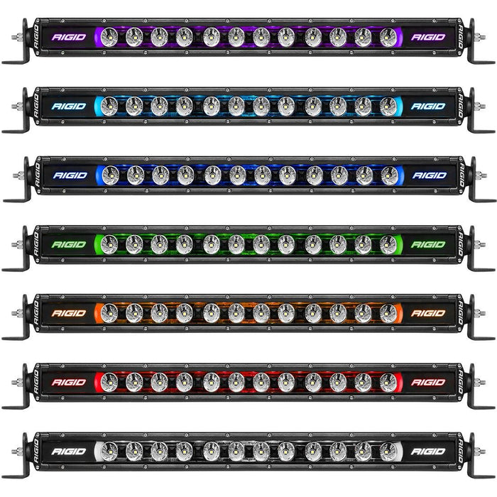 Rigid Industries Radiance+ SR-Series 50 Inch RGBW LED Light Bar Kit with Wiring Harness: Radiance+ SR-Series 50 inch RGBW LED light bar