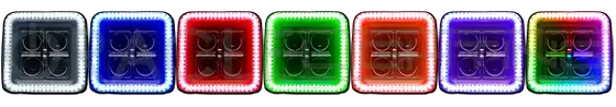 Oracle Lighting 3 Inch Squared Halo for Cube Lights - image 3