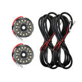 KC HiLiTES Cyclone V2 LED Rock Light 8-Light Kit with Two-Light Add-On: 6331 two-light add-on