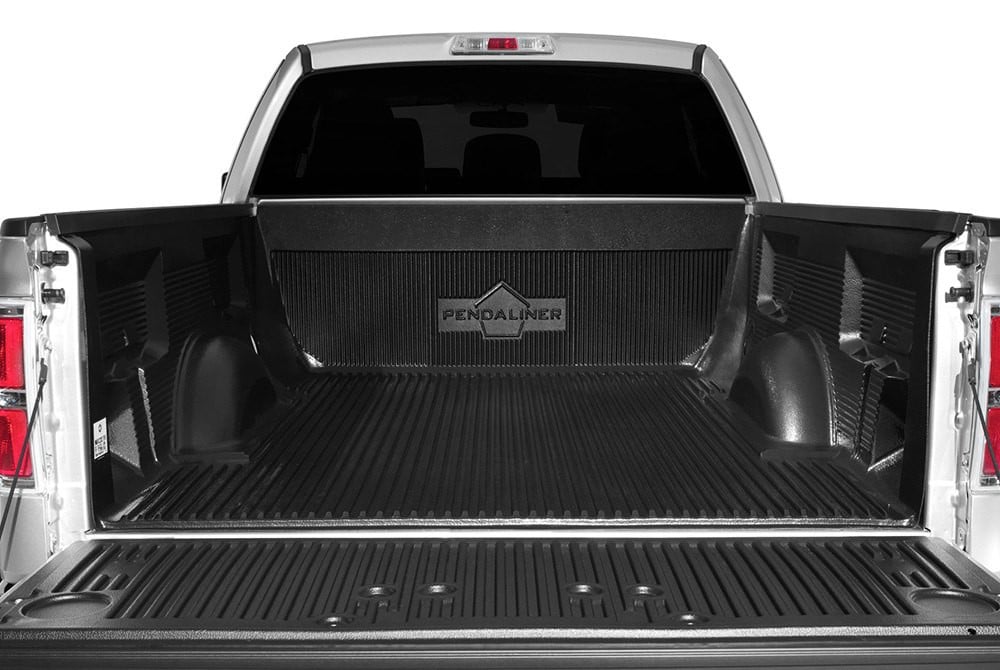 Duraliner under rail bed liner, bed rail and headboard coverage