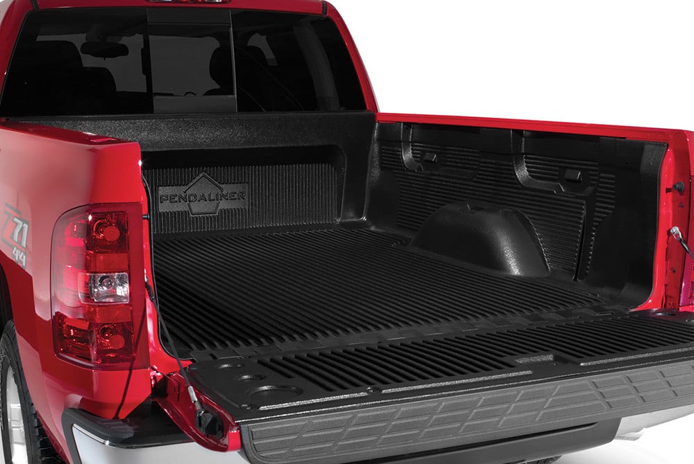 Duraliner under rail bed liner installed in a truck bed