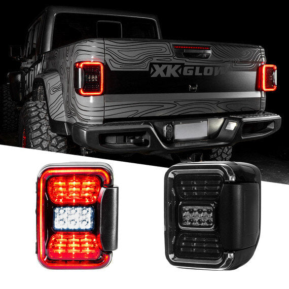 XK Glow Smoked Lens LED Tail Lights - image 1